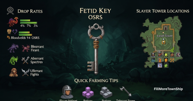 Fetid Key OSRS Guide: How to Get It Fast (Drop Rate & Locations)