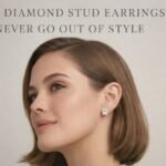 Woman wearing diamond stud earrings by Ears Décor – Why Diamond Stud Earrings Never Go Out of Style