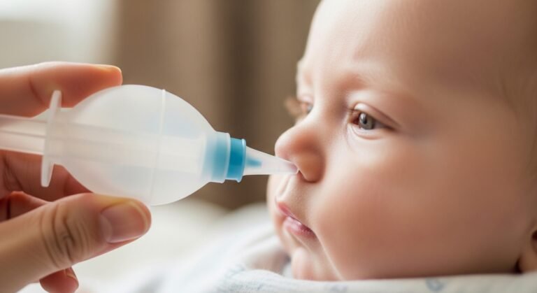 Nasal Aspirator for a Baby